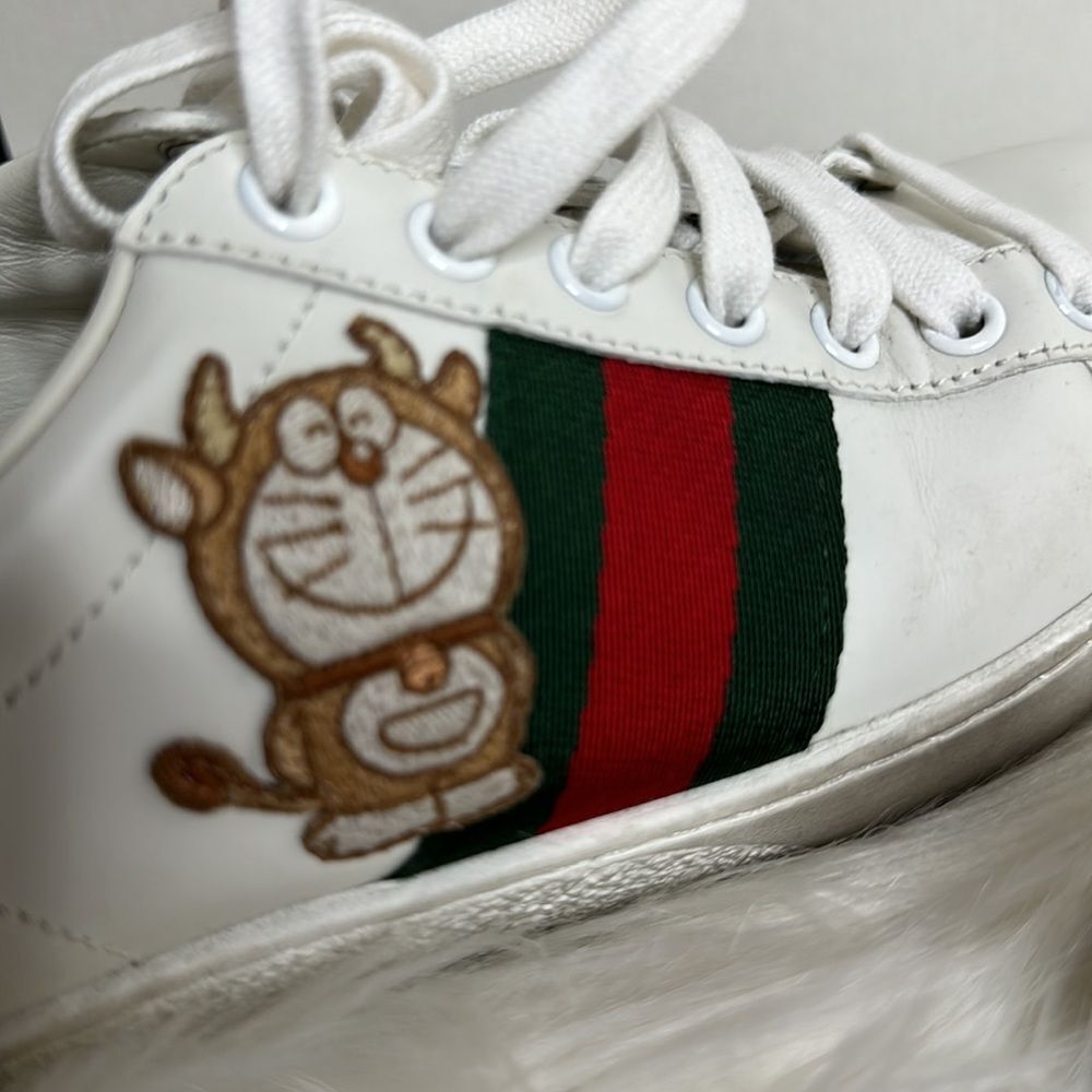 💯Authentic Gucci Sneakers with Cherryline Size 5.5 🍀 - Picture 6 of 15